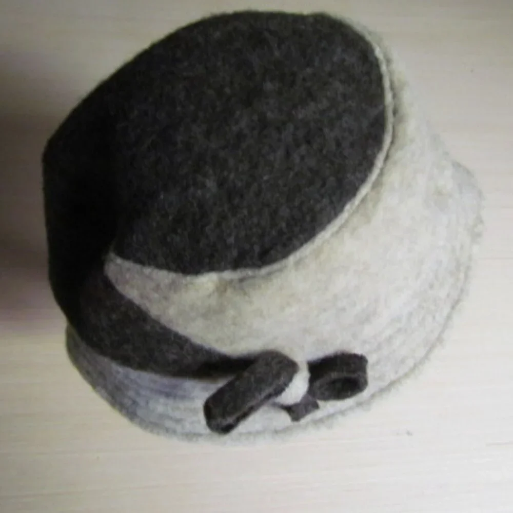 Soprattutto Cappelli Vintage Brown Wool Bucket Hat Soft & Warm Made in Italy